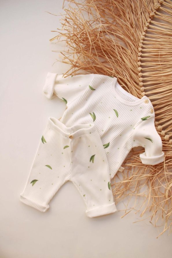 Sweet Pea Baby Top and Leggings Set