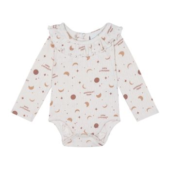Sweet Dreams Ruffled Long Sleeve Bodysuit