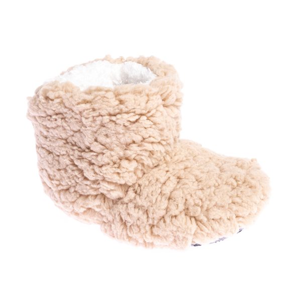 Boys' Wellsoft Teddy Slippers Brown