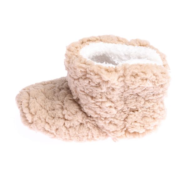 Boys' Wellsoft Teddy Slippers Brown