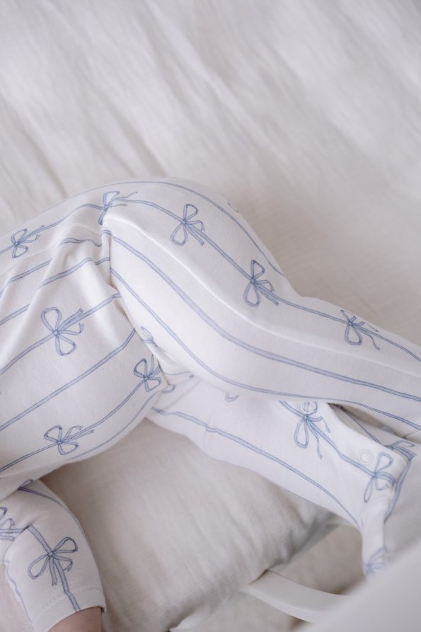 Baby Overall - Ribbon / Blue