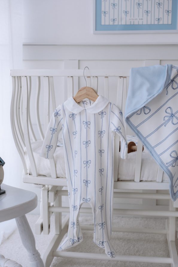 Baby Overall - Ribbon / Blue