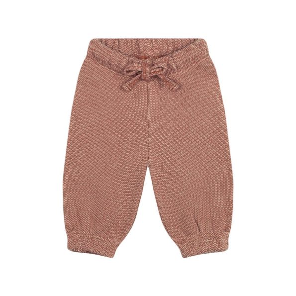 Orange Fleece Bear Ears Sweatshirt and Pants Set