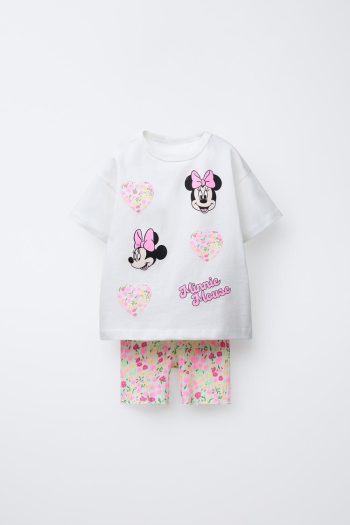 MINNIE MOUSE © DISNEY T-SHIRT AND CYCLING LEGGINGS SET