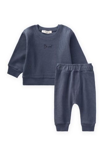 Be Cool Embroidered Sweatshirt Set