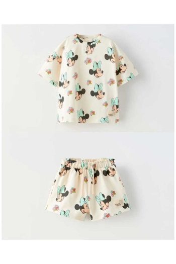 LittlePoffy Summer Kids Bottom Top Set Shorts Double Set 100% Cotton