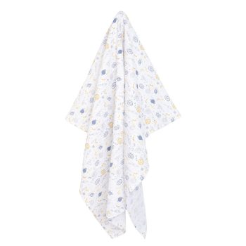 Muslin Blanket with Colorful Space Design