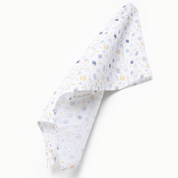 Muslin Blanket with Colorful Space Design