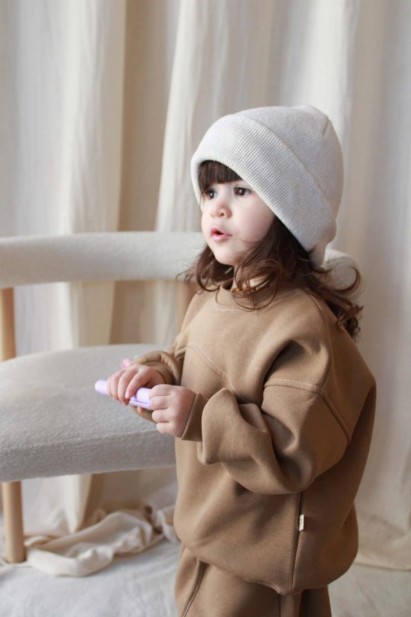 Fleece Lined Tracksuit with Stitch Details