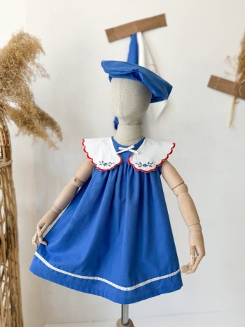 YULIA DRESS AZURE BLUE