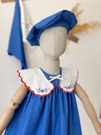 YULIA DRESS AZURE BLUE