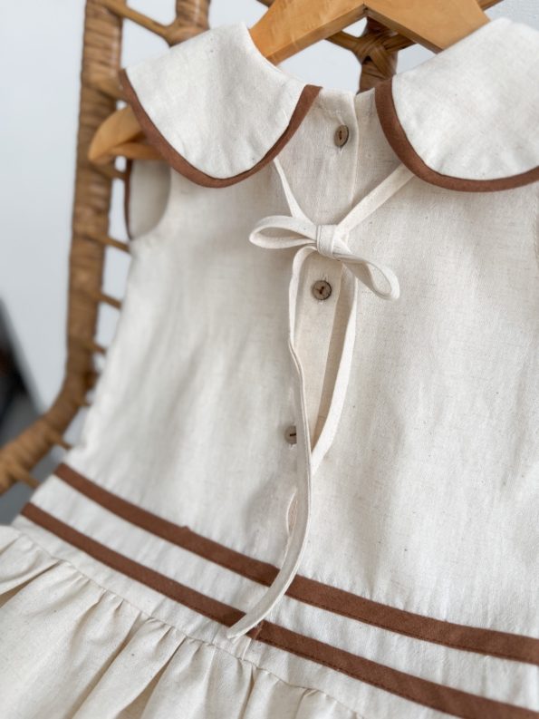 RIO Linen Dress with Bow