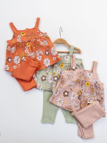 Girls' Baby Tank Top and Leggings Set