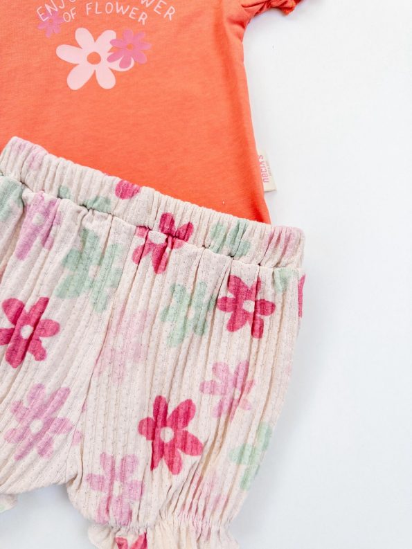Girls' Baby Short Set Enjoy
