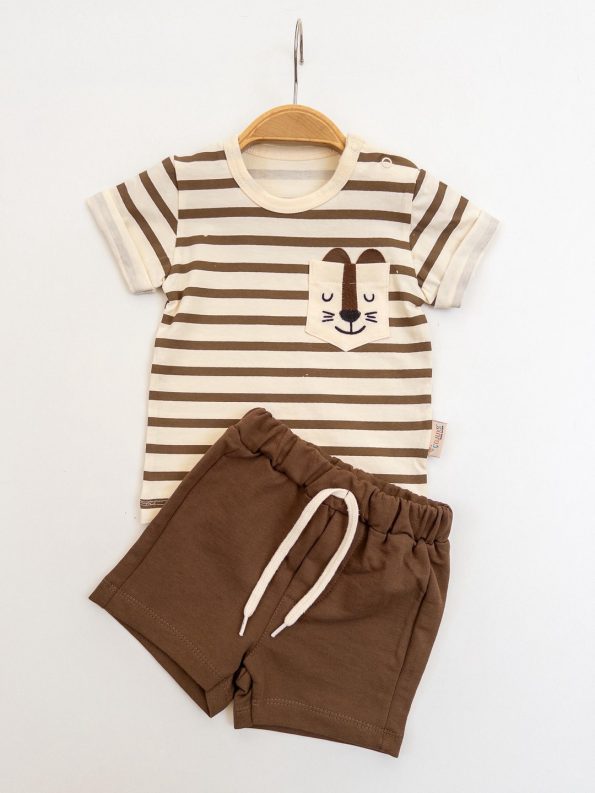 Boys' Striped Shorts Set