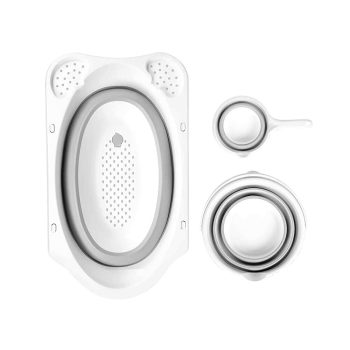 3-Piece Foldable Bathtub Set