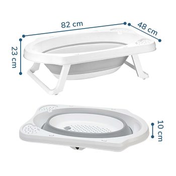 3-Piece Foldable Bathtub Set