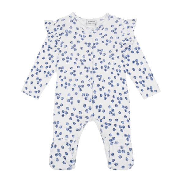 Blueberry Footed Romper