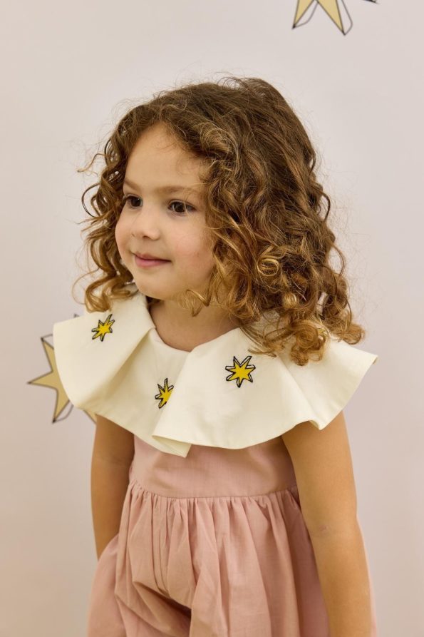 Collared Balloon Jumpsuit Pink