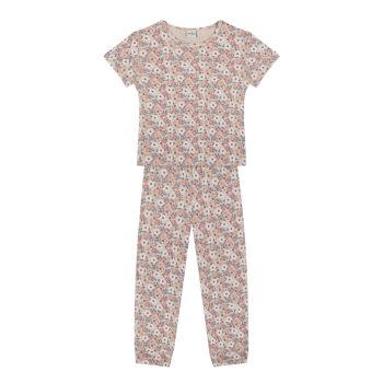 Summer Bouquet Short Sleeve Pajama Set