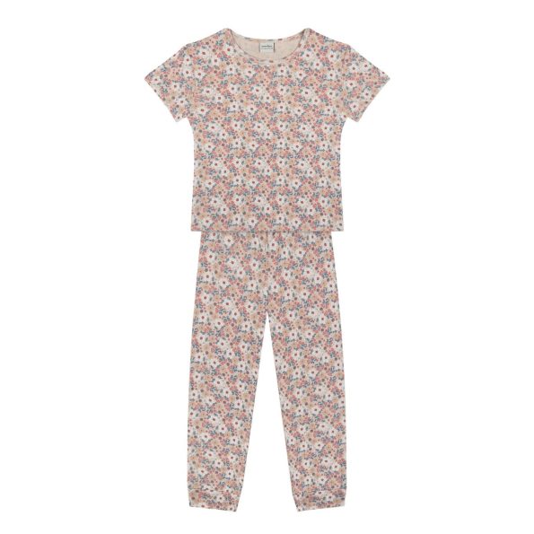 Summer Bouquet Short Sleeve Pajama Set
