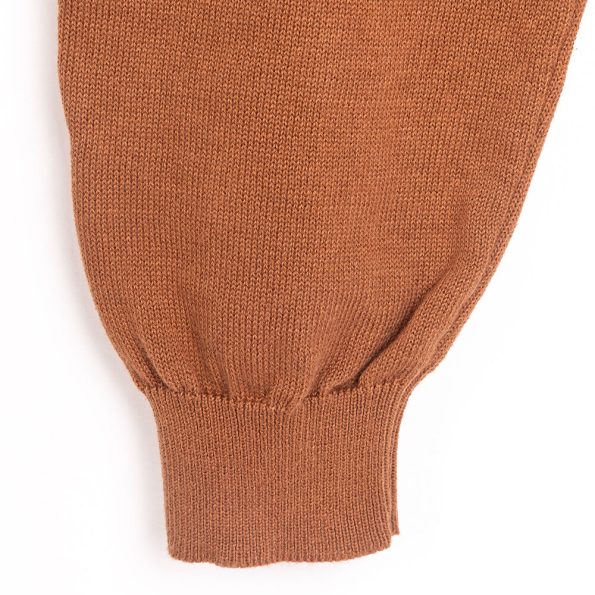 Newborn Baby Boy Knit Cinnamon Romper