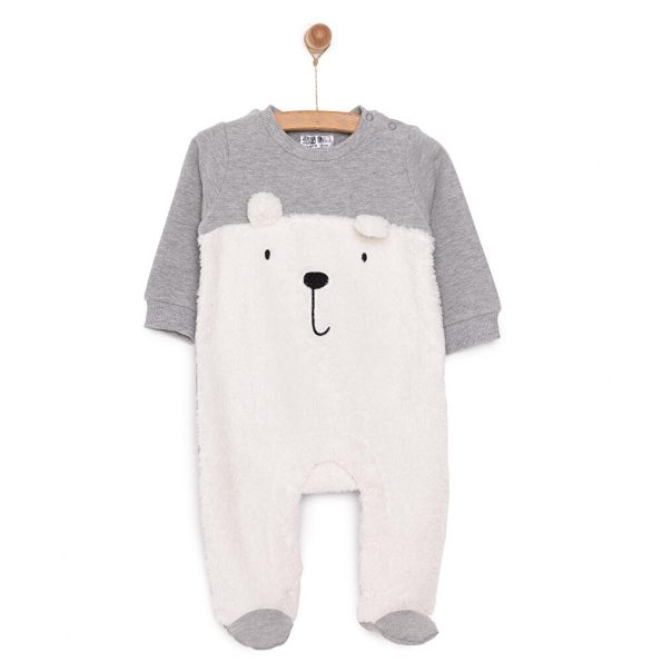 Newborn Plush Footed Onesie Unisex