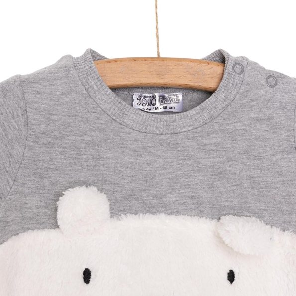 Newborn Plush Footed Onesie Unisex
