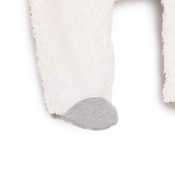 Newborn Plush Footed Onesie Unisex