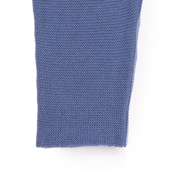 Newborn Baby Boy Knit Sleeveless Romper in Blue