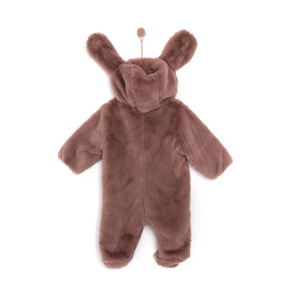 Newborn Girl Footed Romper Welsoft Rose Pink