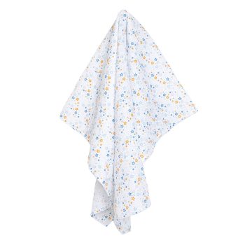 Muslin Blanket with Colorful Star Pattern