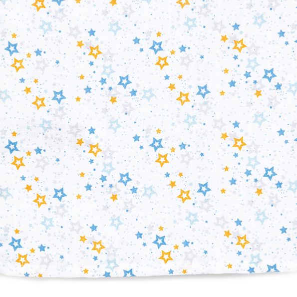 Muslin Blanket with Colorful Star Pattern