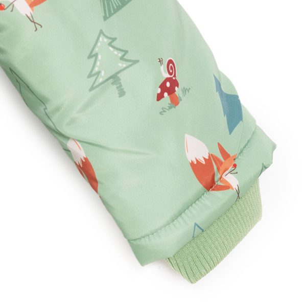 Boys' Basic Hooded Jacket with Patterned Design