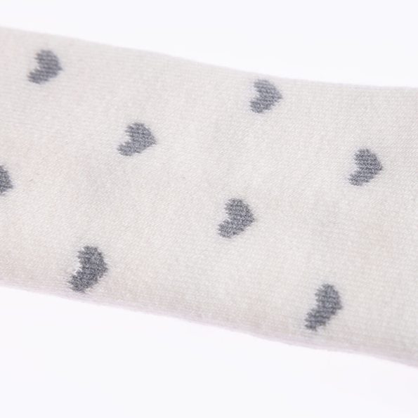 Girls' White Terry Tights