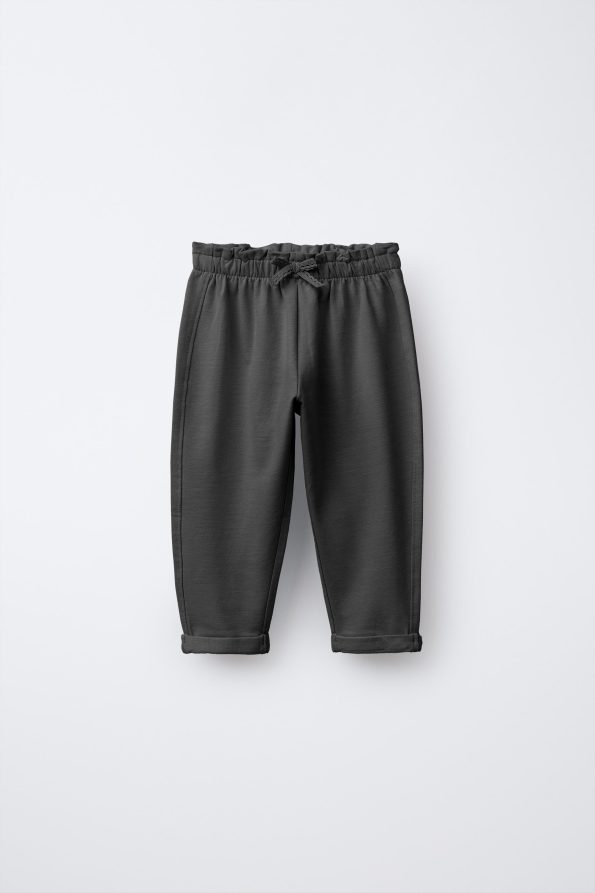 Baggy Trousers with Bow Detail