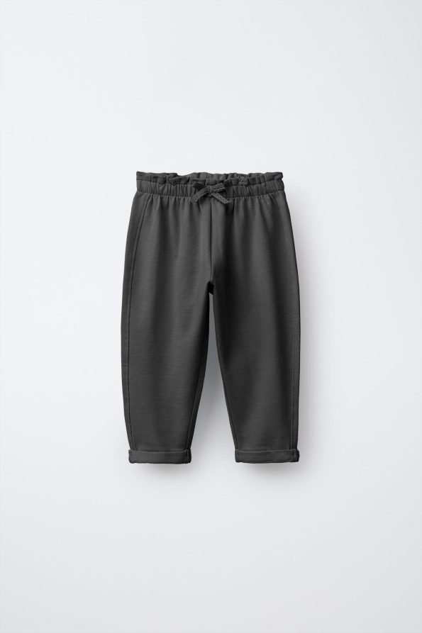 Baggy Trousers with Bow Detail