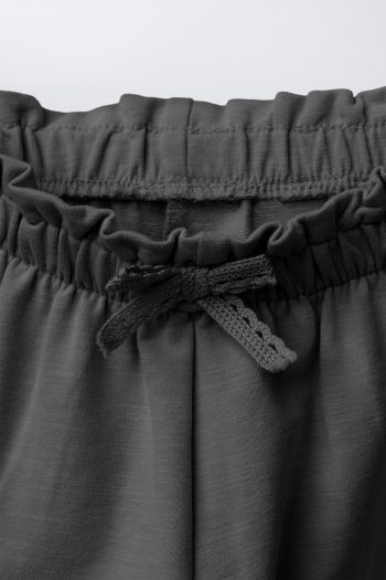 Baggy Trousers with Bow Detail