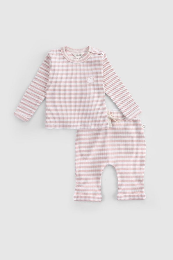 Organic Cotton Modal Pink Baby Set