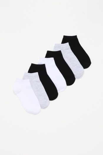 7-Pack Colorful Basic Ankle Socks