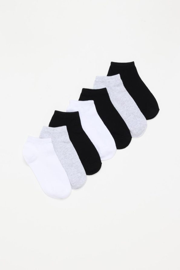 7-Pack Colorful Basic Ankle Socks