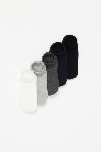 5-Pack Basic Invisible Socks