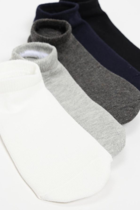 5-Pack Basic Invisible Socks