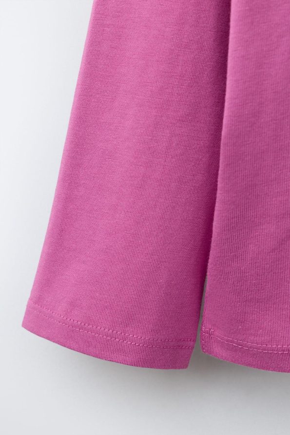 Basic T-Shirt with Embroidered Heart