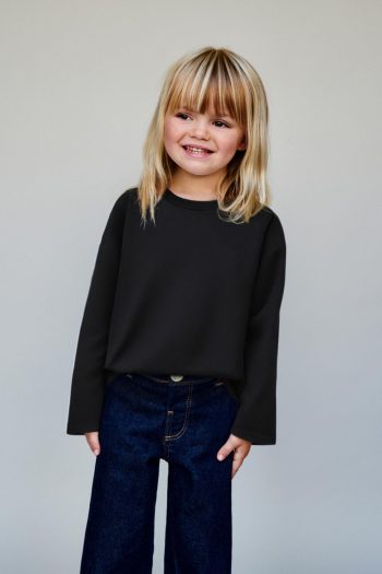 Basic Heart Embroidered T-Shirt
