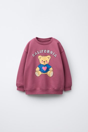 Embossed Print Sweatshirt