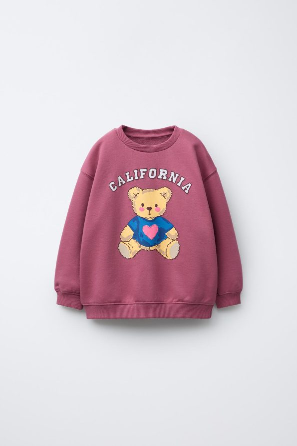 Embossed Print Sweatshirt