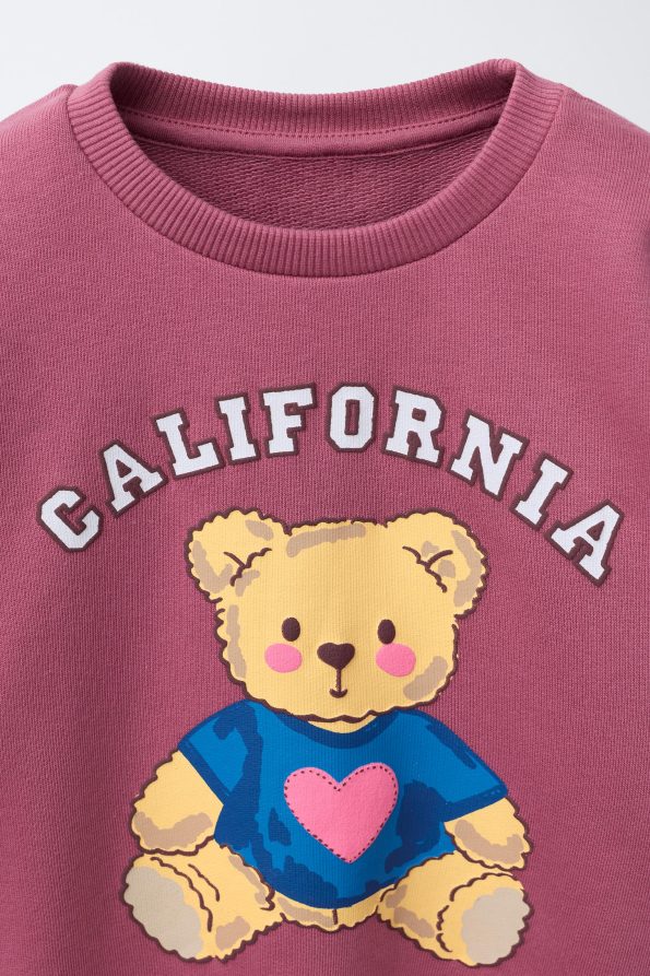 Embossed Print Sweatshirt