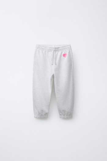 BASIC HEART PATTERN JOGGER PANTS
