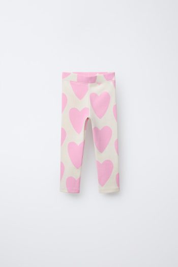 Printed Ribbed Leggings
